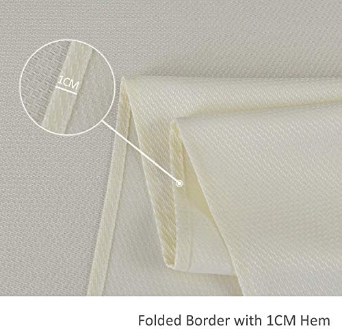 maxmill Textured Rectangle Tablecloth Water Resistant Wrinkle Free