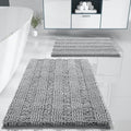Yimobra Bathroom Rug Set 2 Piece, Absorbent Bath Mat Set, 32x20+24x17