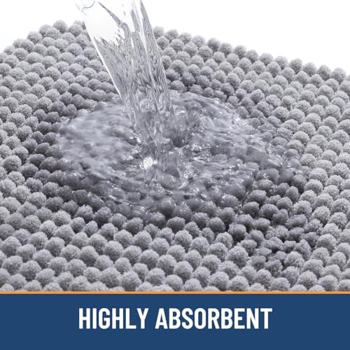 Arotive Luxury Chenille Bathroom Rugs Set, Ultra Soft and Absorbent