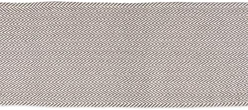 DII Woven Basic Tabletop Collection Chevron Table Runner, 15x72, Gray