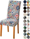 Soft Stretchy Parson Dining Chair Seat Covers/Slipcovers Set of 4