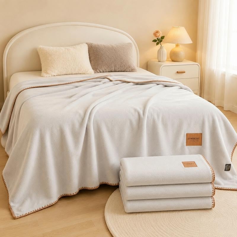 Fleece Throw Blankets, Lightweight Warm Soft Cozy, Fleece Blanket