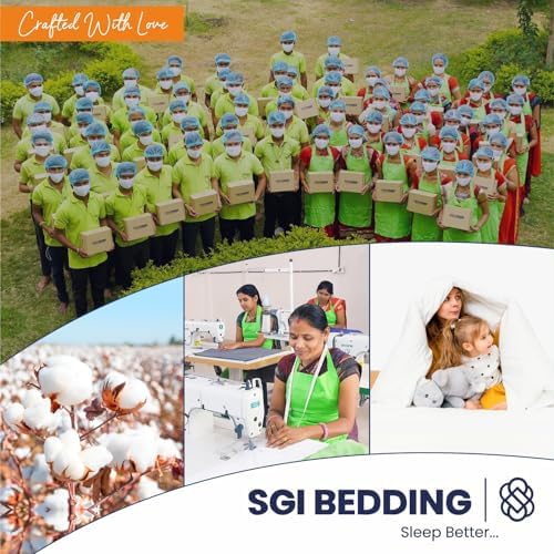 SGI bedding 132 "W x 110 "L 1 Pc Oversized King Flat Sheet Only 100%