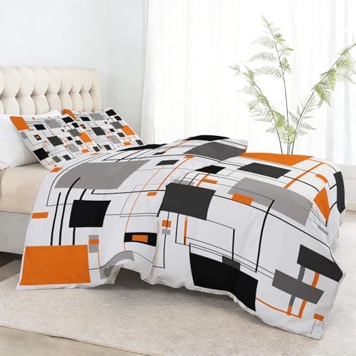 Duvet Cover Set Queen - Ultra Soft Microfiber Reversible Comforter