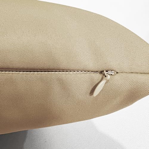 VAKADO Outdoor Waterproof Throw Pillow Covers 18X18 Set of 2