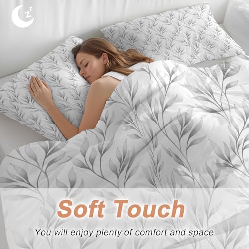 Botanical Delicate Branches Bedding Duvet Cover Queen Size - 1 Quilt