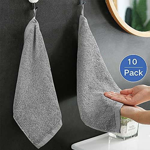 Yoofoss Luxury Washcloths Towel Set 10 Pack Baby Wash Cloth for