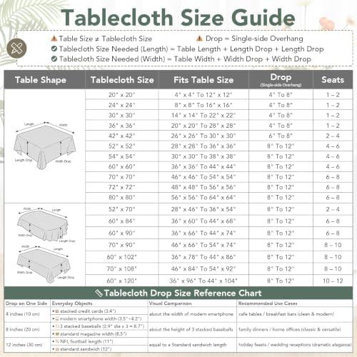 NEWISHER Farmhouse Embroidered Plaid Oval Tablecloth 60 x 102 Inch
