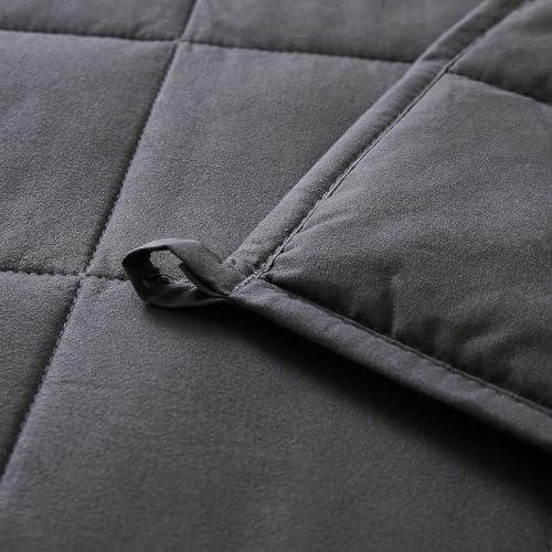MOTRIP Adults Weighted Blanket 20 Pounds Queen Size, Cooling Blanket