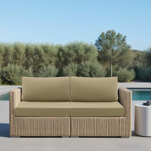 idee-Home Outdoor Cushions for Patio Furniture, Outdoor Seat Cushion