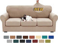 XINEAGE 4-Piece Stretch Sofa Cover, Washable Couch Covers for Dog