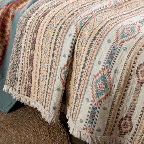 Rod's Indian Summer (Full/Queen Quilt Set) - Phoenix Southwest Ruffle