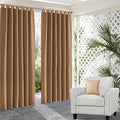 Modern Decorative Tab Top Solid Curtain, Living Room, Window