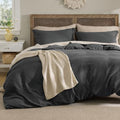 Bedsure Textured Duvet Cover King Size, Soft & Breathable Comforter