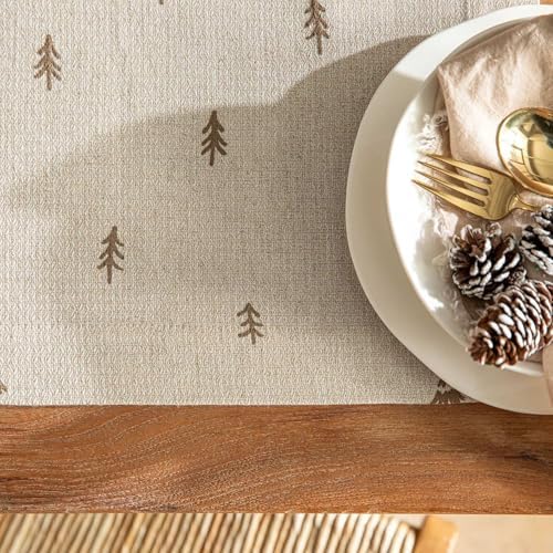 Chakra Alarce Dining Table Placemats - Lyocell & Linen Blend Cloth