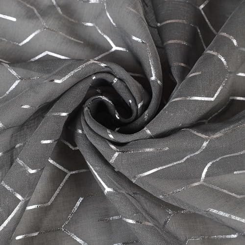 Superior Sheer Curtains, Curtains Perfect for Natural Light, Trellis
