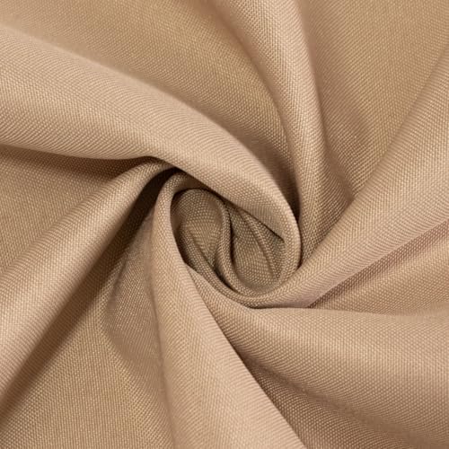 Balsa Circle 90 inch Nude Round Premium Polyester Tablecloth Fabric