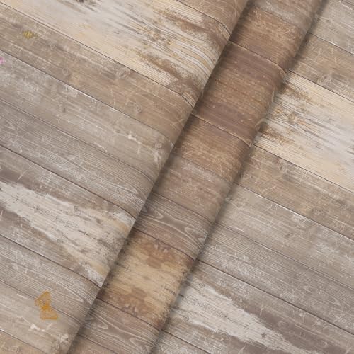 Horaldaily Spring Tablecloth 60 x 60 Inch Square Flowers Brown Wood