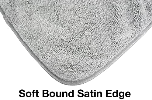 Eurow Microfiber Washcloths, Ultra Soft, Super Absorbent, Fast Drying