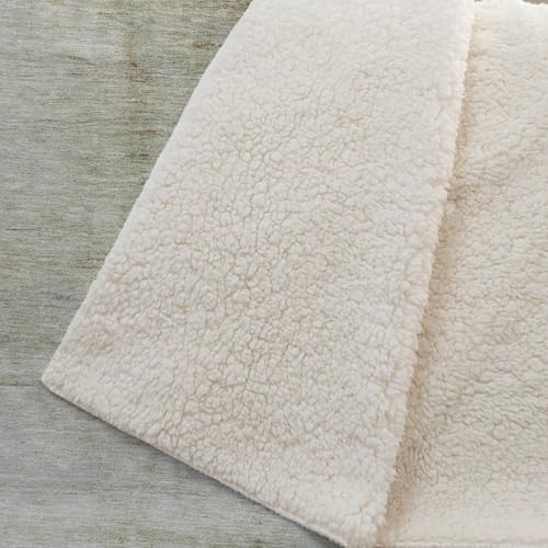 Addison Rugs ASB608 Taupe 50" x 70" Oversized Sherpa Throw Blanket
