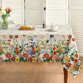 Horaldaily Spring Tablecloth 60 x 60 Inch Square Floral Flowers
