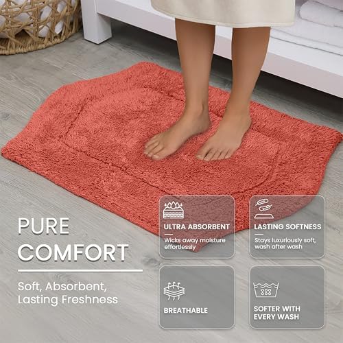 Home Weavers 100% Cotton Tufted Waterford Collection, Extra Soft and
