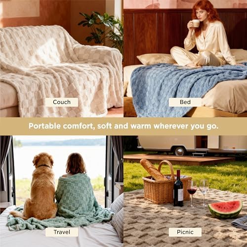 Bedsure GentleSoft California King Blanket for Bed - Super Soft Cozy