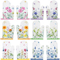 Fourluoo 6 Pairs Bulk Floral Oven Mitts, Heat Resistant, 6.7 x 9.8 in