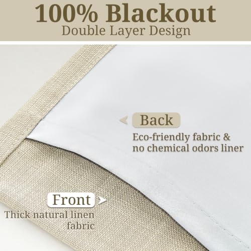 Extra Long 102 Inch Pinch Pleated Blackout Nursery Curtains 4 Panel