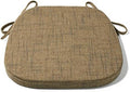 Tromlycs Dining Room Kitchen Chair Seat Cushion Pad 15x16 Inch Burlap