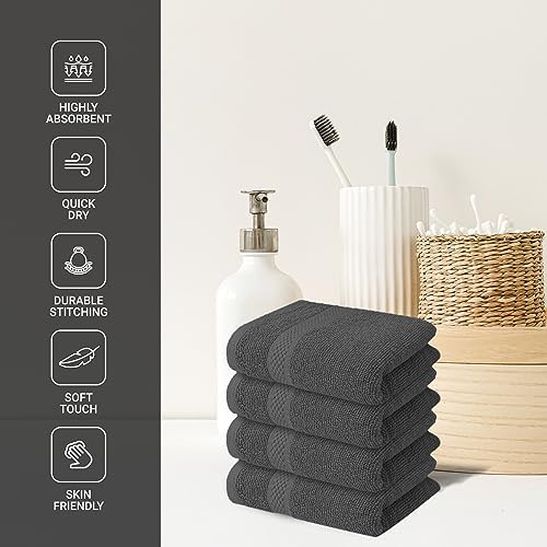 Infinitee Xclusives Premium Kitchen Towels – Pack of 3, 100% Cotton 15