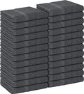 Utopia Towels Salon Towels, Pack of 24, 16x27 in, 100% Cotton, Grey
