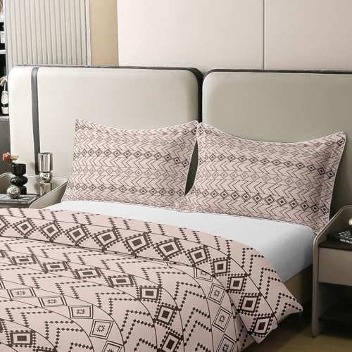 Erosebridal Beige Brown Duvet Cover Set Western 100% Cotton Comforter