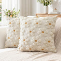 OTOSTAR Flowers Throw Pillow Covers Set of 2 Spring Summer Cushion