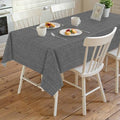 Vintage Dark Gray Rectangle Tablecloth Waterproof & Stainproof