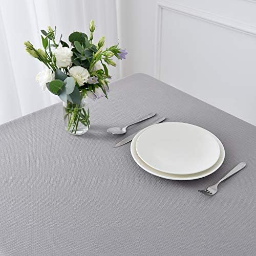 maxmill Square Jacquard Tablecloth Water Resistance Antiwrinkle Spill