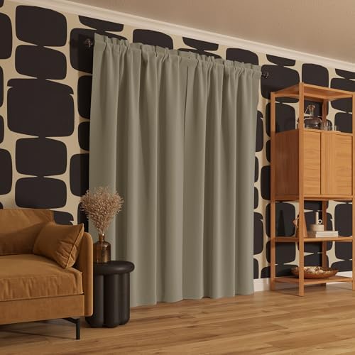Sun Zero Oslo Theater Grade Extreme 100% Blackout Rod Pocket Curtain