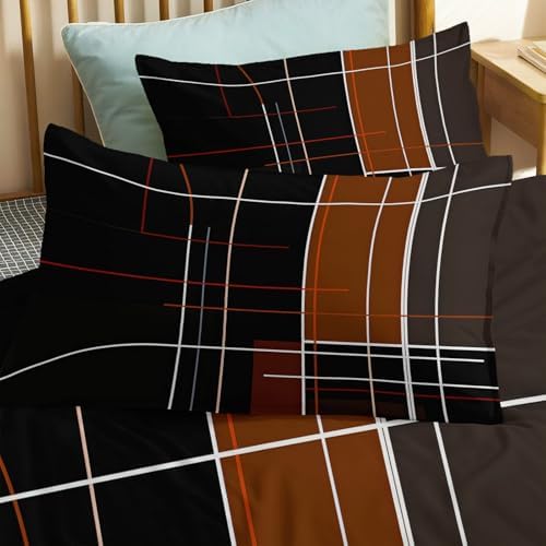 Queen Duvet Cover Set Grey, Duvet Cover Set Microfiber, Zipper