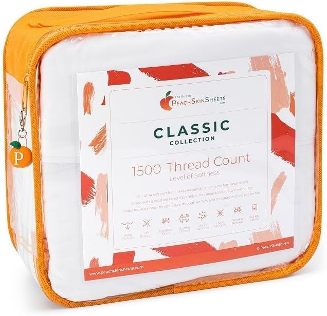PeachSkinSheets Cooling Bed Sheets for Hot Sleepers