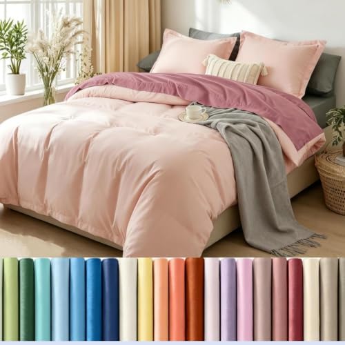 Mohap 1 Duvet Cover with 2 Pillow Shams Full Size for All Seasons