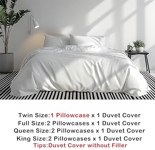 Gray Flowers 100% Cotton Duvet Cover Queen Size Garden Wild Blooming