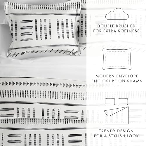 Merit Linens Patterned Soft Duvet Cover Bed Set - Bohemian Patterns