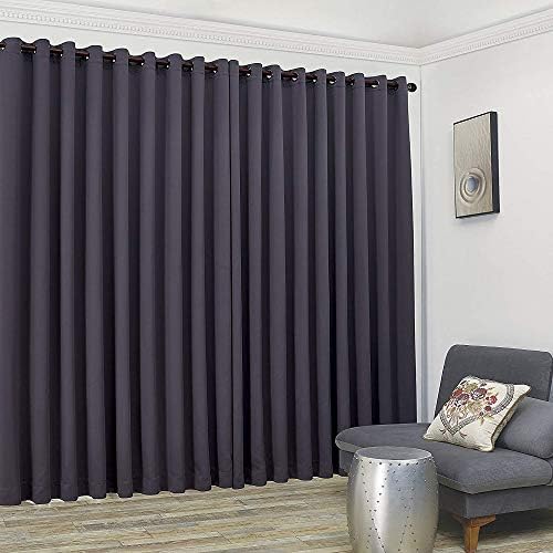 Warm Home Designs 108 x 120 Room Divider Curtains. N Charcoal Wall 108