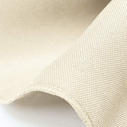 TableLinensforLess Polyester Round Tablecloth, 90 Inch Round, (Ivory)