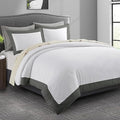 SLEEP-NEST Dual Tone Duvet Cover Set Twin 68"x90" Long Staple 100%