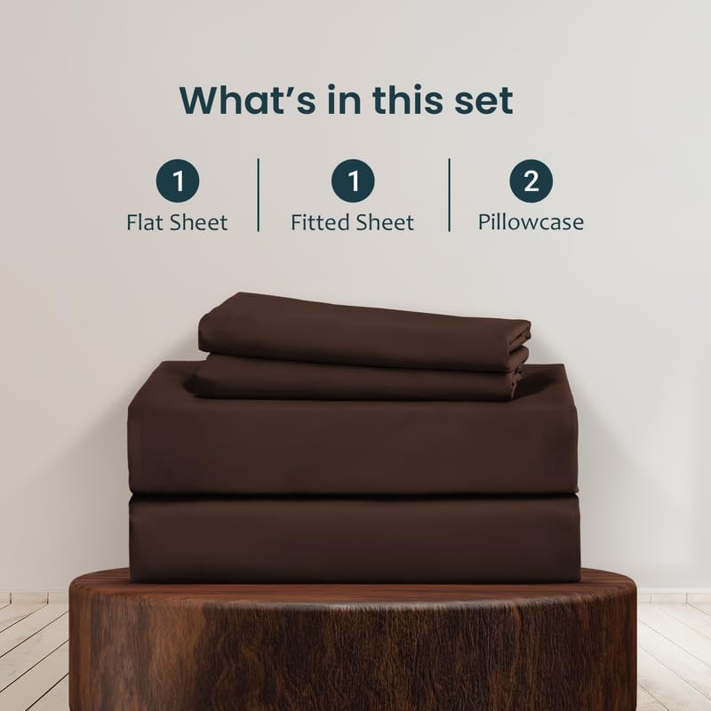 King Size 600 Thread Count 100% Pima Cotton 4-Piece Sheet Set, Sateen