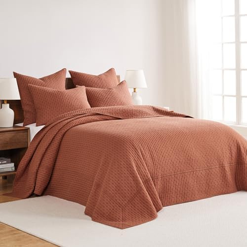 Levtex Home Cross Stitch Reversible King Bedspread Set (120x104in)