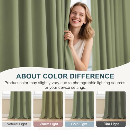 Turquoize Blackout Curtains 72 Inch Length Rod Pocket Back Tab