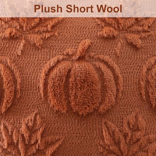 OTOSTAR Fall Pillow Covers Set of 2 Autumn Pumpkin Maple Leaves Throw
