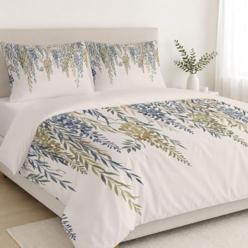Simple Plants Breathable Duvet Cover - Vines and Leaves Soft